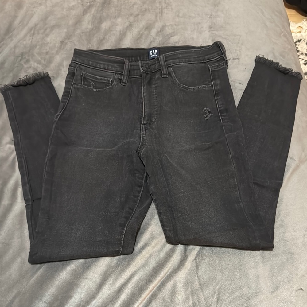 GAP Women's Black Jeans, 27R jeggings